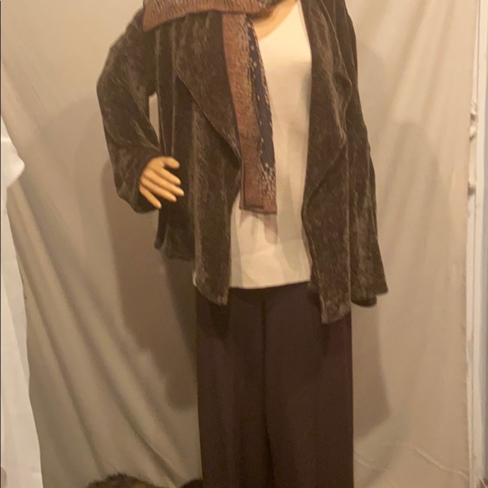 Eileen Fisher wide leg ankle pants